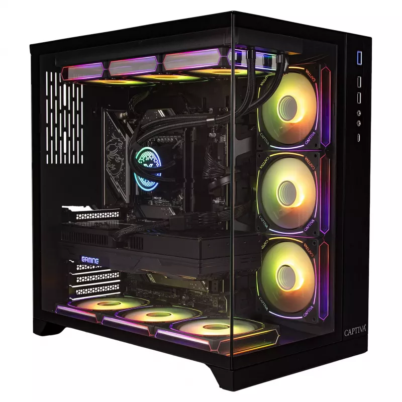 CAPTIVA R89-083 PC gaming de gama alta Ryzen 7 9800X3D 32GB DDR5 2TB SSD NVMe RTX 5080 Windows 11