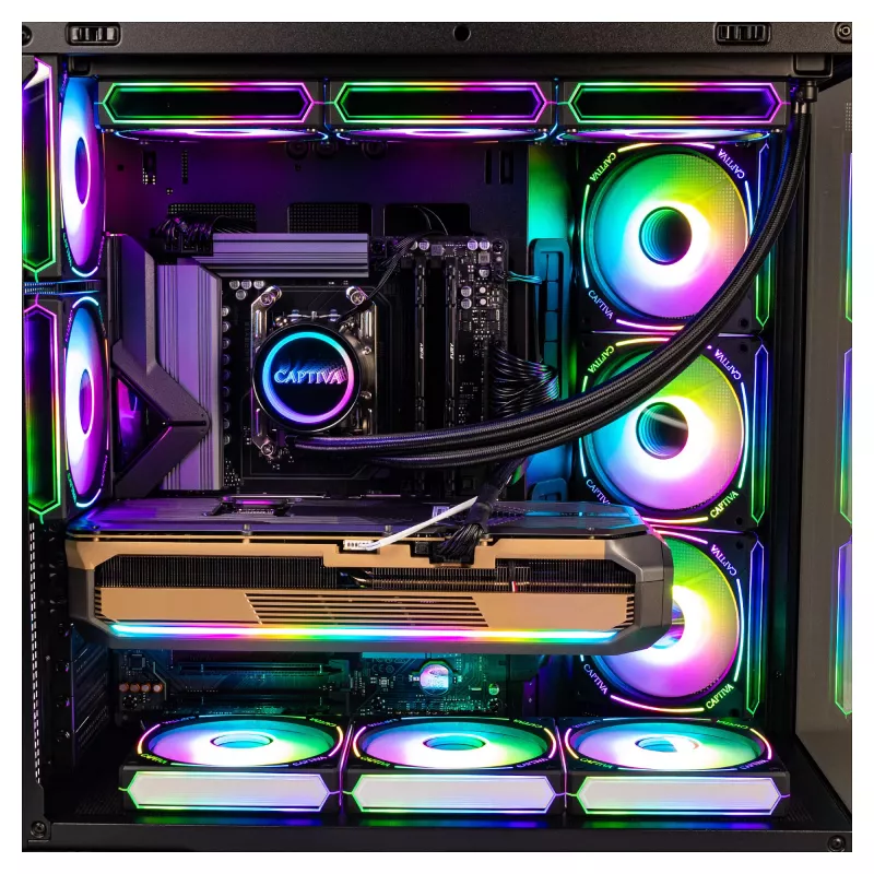 CAPTIVA R89-083 PC gaming de gama alta Ryzen 7 9800X3D 32GB DDR5 2TB SSD NVMe RTX 5080 Windows 11