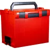 FISCHER L-BOXX FLB 374 caja de herramientas vacía, rojo/negro