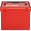 FISCHER L-BOXX FLB 374 caja de herramientas vacía, rojo/negro