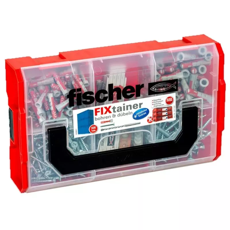 Fischer FIXtainer surtido de brocas y tacos