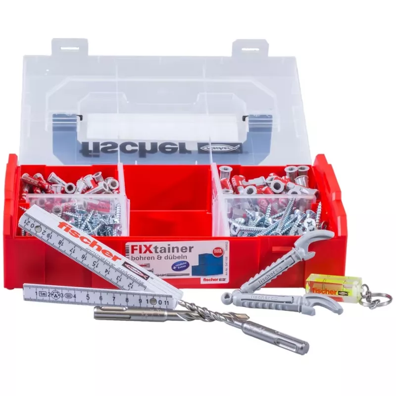Fischer FIXtainer surtido de brocas y tacos