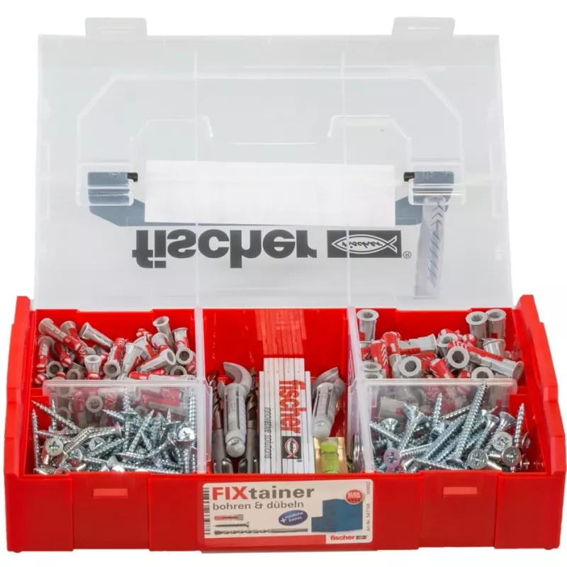 Fischer FIXtainer surtido de brocas y tacos