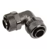 Adaptador 90° 13/10mm a 13/10mm - Níquel negro
