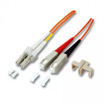 EFB-Elektronik ECOFIBER Latiguillo dúplex LC-SC 50/125 µm OM2 LSZH naranja 2,0 mm 3 m