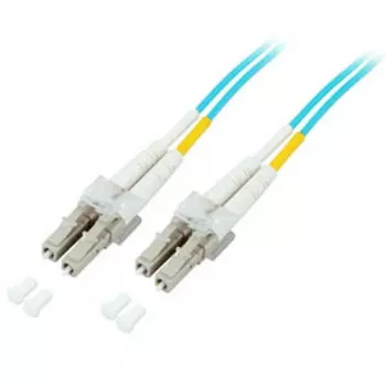 EFB-Elektronik ECOFIBER Latiguillo dúplex LC-LC 50/125µm OM3 LSZH aqua 2,0mm 2m