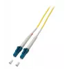 EFB-Elektronik ECOFIBER Cable de conexión de fibra óptica monomodo simplex LC-LC, G.657.A2, 0,5 m, 2,0 mm, amarillo, 9/125 µm