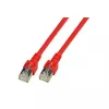 EFB Elektronik Cable de red RJ45 Cat.5e SF/UTP PVC CCA rojo 15m