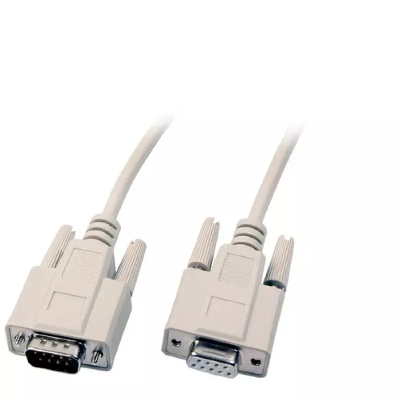 EFB Elektronik Cable alargador serie DB-9 (M) a DB-9 (H) 10m beige