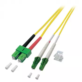 EFB Elektronik Cable de parcheo de fibra óptica LC/APC monomodo (M) 1 m amarillo