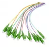 EFB Elektronik Pigtail de fibra LC-APC 9/125 µm OS2, set de 12 colores, 2m