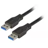 EFB Elektronik cable USB 3.0 Premium, USB-A macho a USB-A macho, 3 m, negro