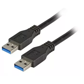 EFB Elektronik cable USB 3.0 Premium, USB-A macho a USB-A macho, 3 m, negro