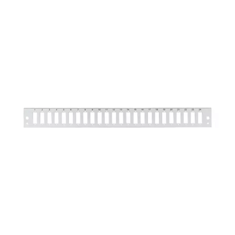 EFB Elektronik Panel frontal 24 x SC dúplex/LC cuádruple vertical, gris