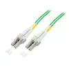 EFB Elektronik Cable de parcheo LC/PC a LC/PC multimodo OM3 dúplex 1 m aqua LSZH