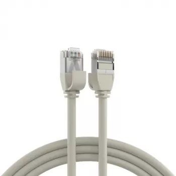 EFB Elektronik Cable de parcheo RJ45 Cat.6A U/FTP TPE 4mm ultraflex gris 5m