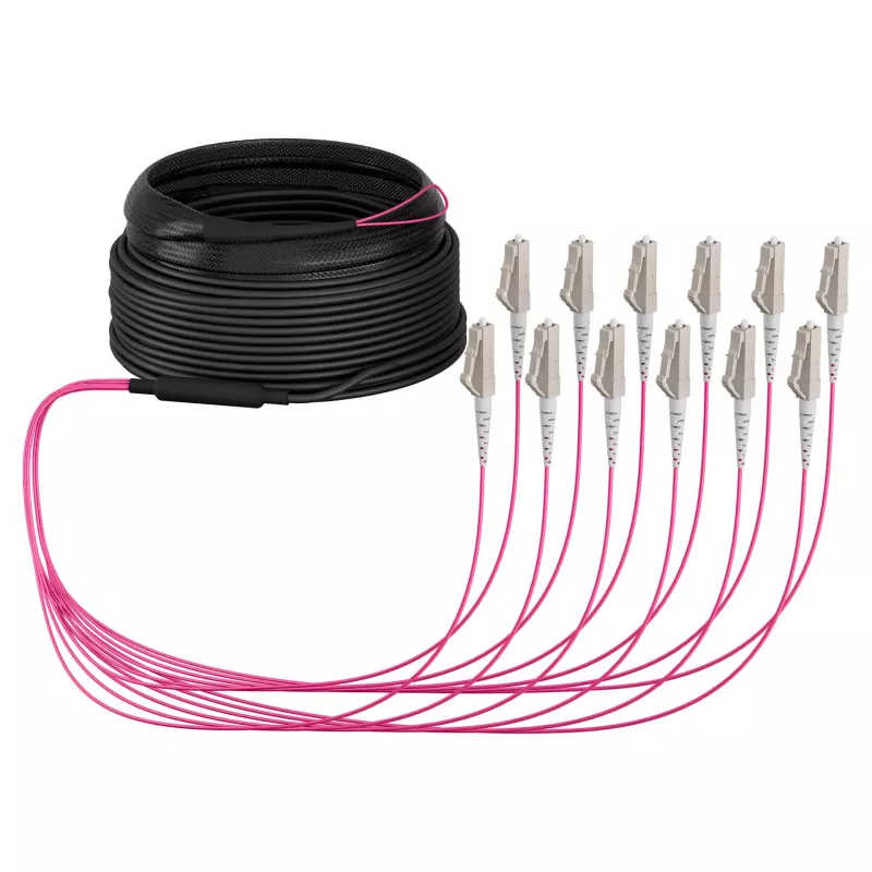 EFB Cable troncal U-DQ ZN BH OM4 12G 1x12 LC-LC 30m Dca LSZH