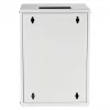 EFB Armario de pared 10 pulgadas 9U 300mm de profundidad gris claro (RAL 7035) con puerta de cristal de seguridad