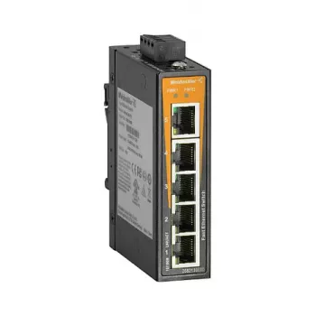 WEIDMUELLER IE-SW-EL05-5TX Switch industrial Fast Ethernet no gestionado, 5x RJ45, carril DIN