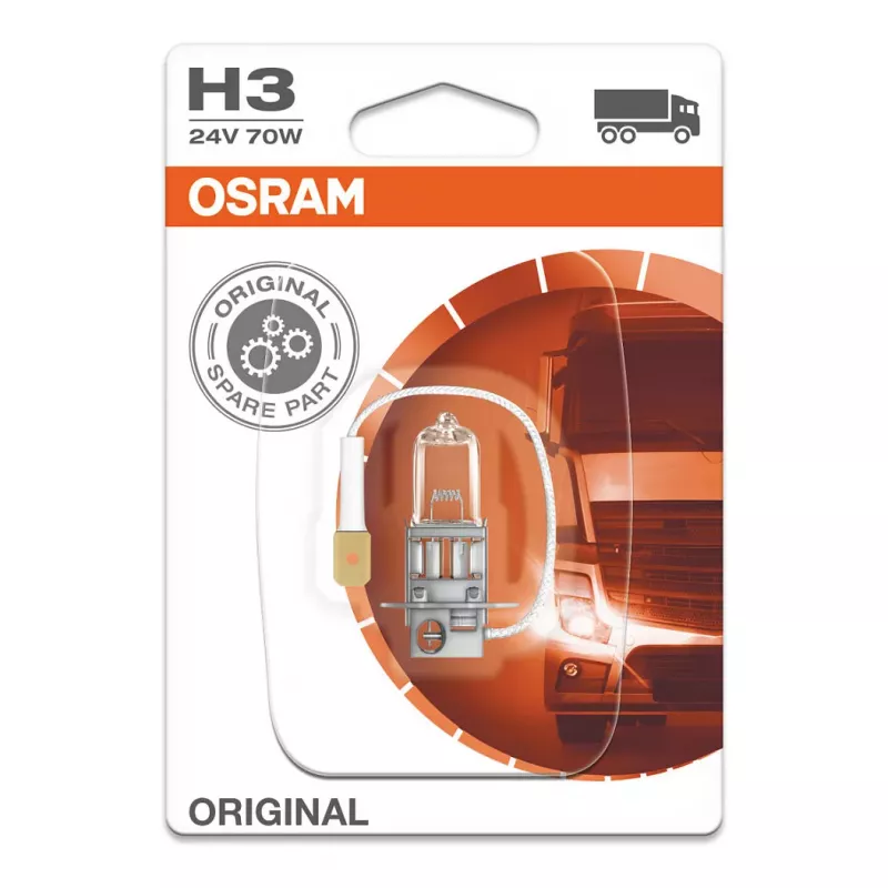 OSRAM 64156 70W 24V Lámpara halógena de faro H3