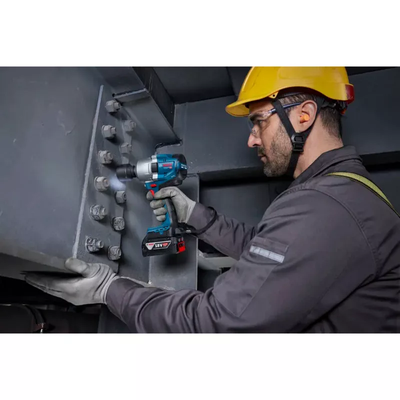 Bosch GDS 18V-780 Professional atornillador de impacto a batería, azul, máquina (06019P4003)