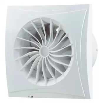 Blaugerg Sileo 100 extractor de aire, blanco, 10 cm de diámetro, 1 velocidad