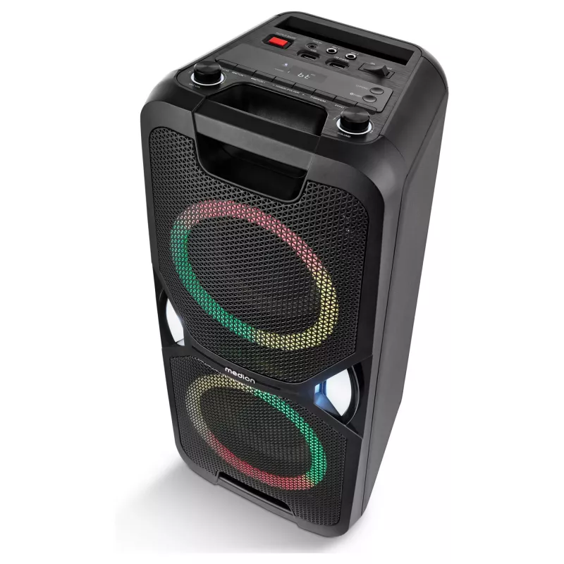 MEDION PE-1 Pure altavoz de fiesta 50078744, Bluetooth 5, batería de hasta 15 h, negro