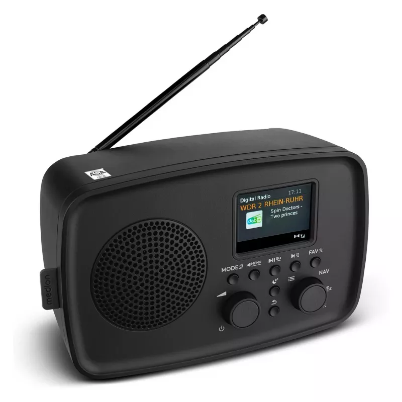 MEDION LIFE radio DAB+ DRE-1 negro