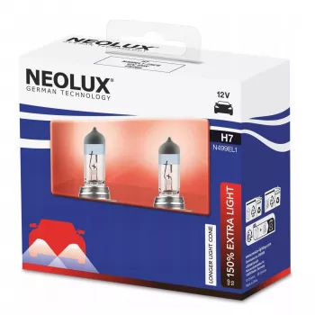 Neolux H7 Extra Light pack de 2 lámpara halógena 12V 55W