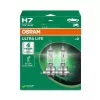 Osram H7 Ultra Life pack de 2 lámparas halógenas para faros 12V 55W