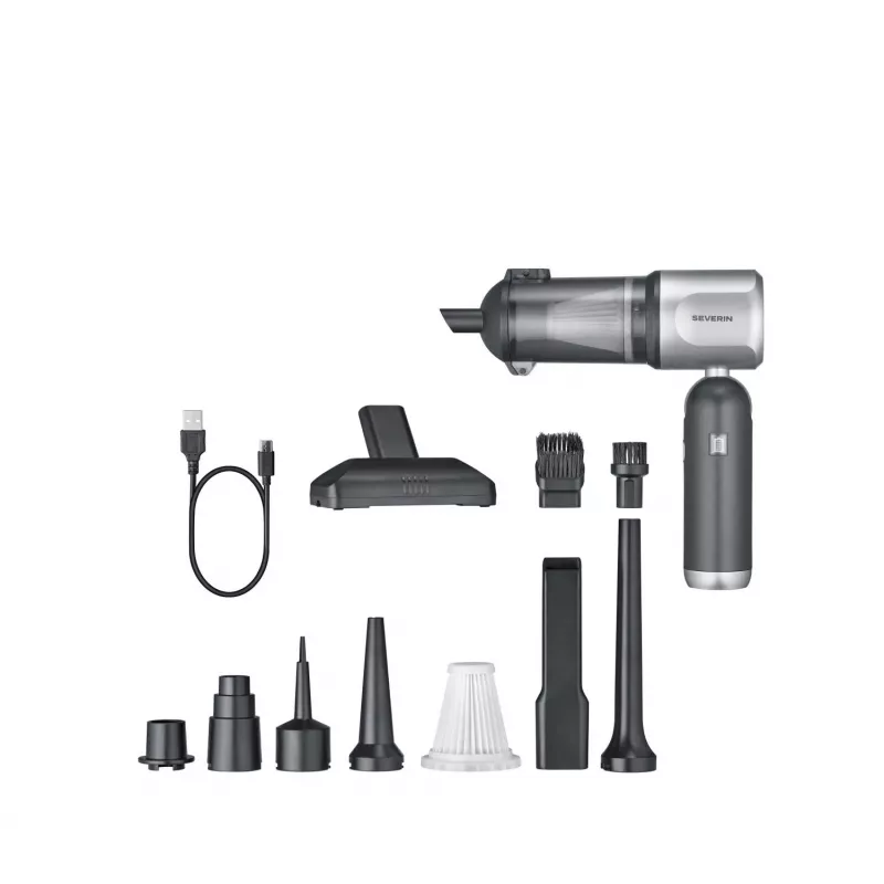 Severin HV 7135 S'Power Vac & Blow aspirador de mano sin cable, antracita