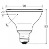 OSRAM PAR30 75 36 DIM 10W 927 E27 lámpara reflectora LED, regulable, 633 lm, 2700K