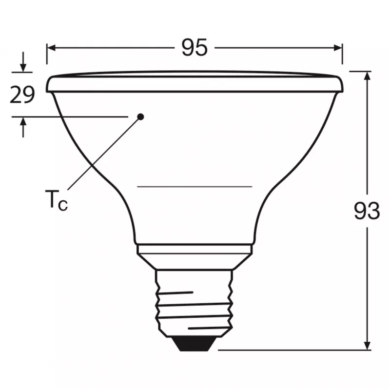 OSRAM PAR30 75 36 DIM 10W 927 E27 lámpara reflectora LED, regulable, 633 lm, 2700K