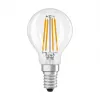 OSRAM CLP40 DIM 3.4W 827 FIL CL E14 P lámpara LED de gota regulable transparente 2700K