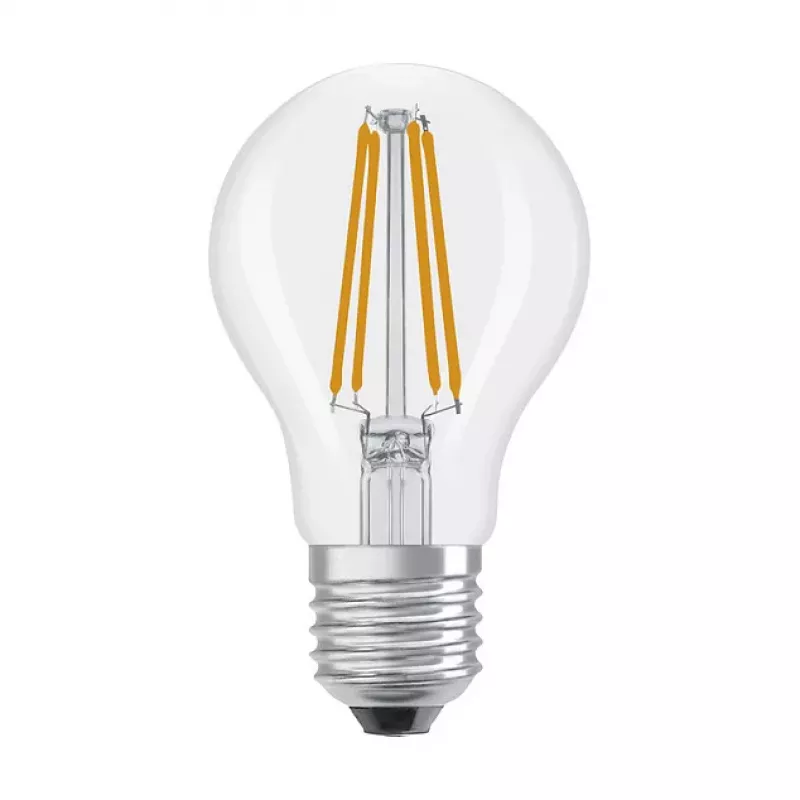 OSRAM LED Classic A 60 Filament P 5.9W 840 transparente E27 bombilla LED, forma clásica