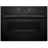 Bosch CSG856RC7 horno compacto de empotrar con función de vapor, 47L, Touch Control, Home Connect