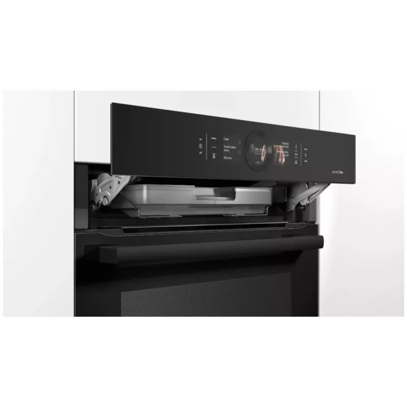 Bosch CSG856RC7 horno compacto de empotrar con función de vapor, 47L, Touch Control, Home Connect