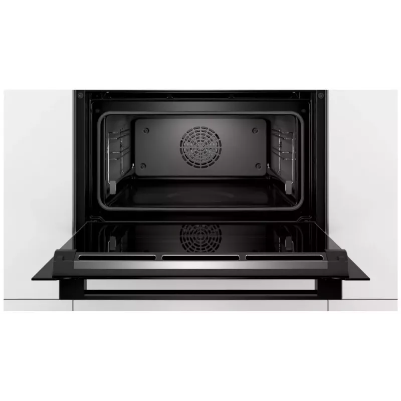 Bosch CSG856RC7 horno compacto de empotrar con función de vapor, 47L, Touch Control, Home Connect