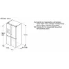 Bosch KFI96AXEA frigorífico-congelador combinado de empotrar con NoFrost, 380L, clase de eficiencia energética C, blanco