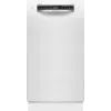 Bosch SPU4HMW01S lavavajillas estrecho de libre instalación, blanco, 9 cubiertos, clase de eficiencia energética C, 45 dB, EcoSilence Drive, Home Connect