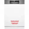BOSCH SMI6ECS12E Serie 6 lavavajillas semiintegrado (acero inoxidable cepillado, 60 cm, Home Connect)