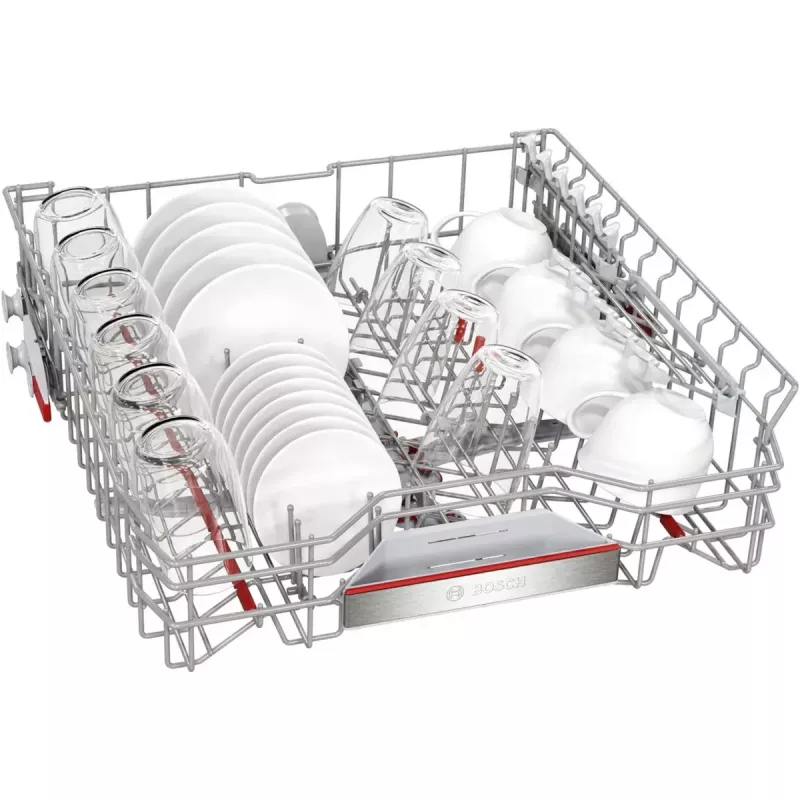 BOSCH SMI6ECS12E Serie 6 lavavajillas semiintegrado (acero inoxidable cepillado, 60 cm, Home Connect)