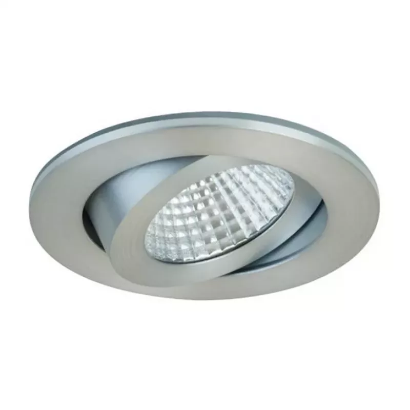 Brumberg 12353253 DAMITA foco LED redondo de empotrar aluminio 3000K 6W 350mA IP65 orientable