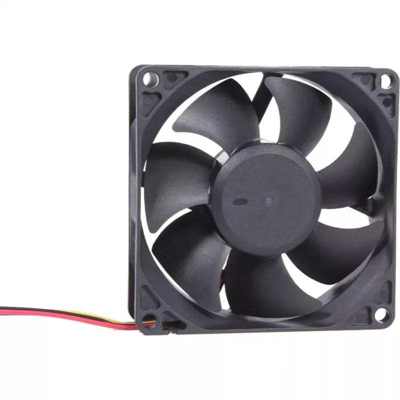 Alphacool ES ventilador 80mm 800-6000 RPM 80x80x25mm (negro, doble rodamiento de bolas, PWM, 80 mm)