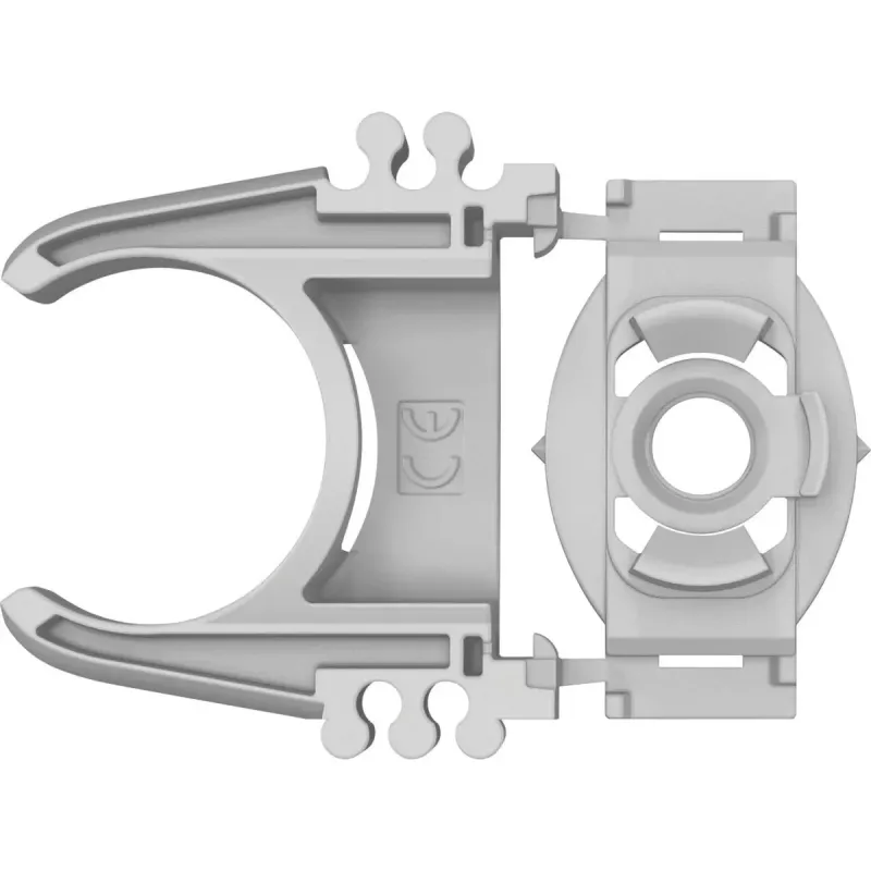 BOSCH PRO EPC-20 clip para tubos, 100 unidades (gris claro, para tubos Ø 20mm)