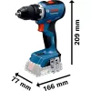 BOSCH Power Tools 18V Professional combo: martillo perforador GBH 18V-22 + taladro atornillador GSR 18V-65 + llave de impacto GDX 18V-285 (azul/negro, 3x baterías de Li-Ion 5,0 Ah, bolsa de herramientas)