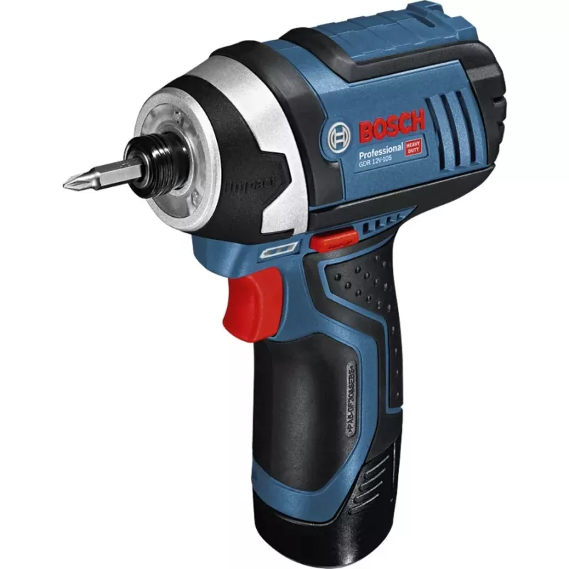Bosch Power Tools 12V juego de herramientas de 5 piezas GOP + GSR + GDR + GSA + GLI (azul, 3x batería de Li-Ion 2,0 Ah)