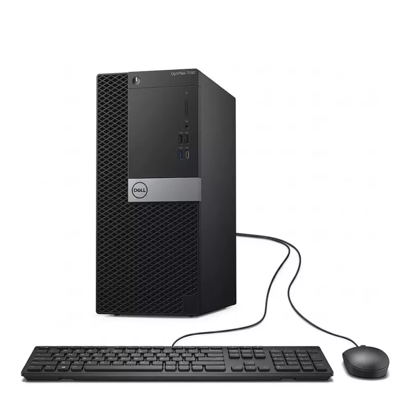 Dell OptiPlex 7070 MT ordenador de sobremesa, Intel Core i5-9500, 16GB RAM, 512GB SSD + 2TB HDD, Windows 11 Pro, negro