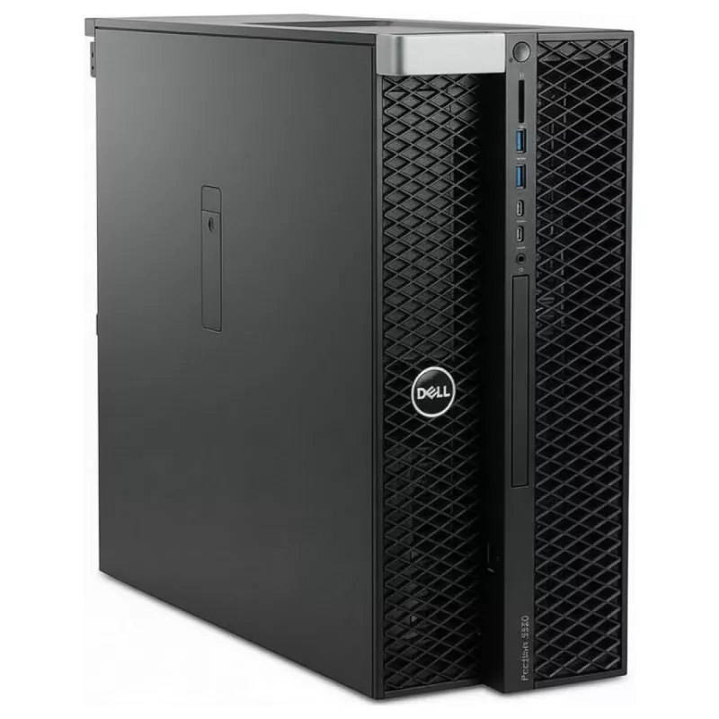 Dell Precision 5820 Tower estación de trabajo - Intel Xeon W-2123, 32GB RAM, 256GB SSD, 4TB HDD, NVIDIA Quadro M5000, Windows 11 Pro, reacondicionado Grado A3