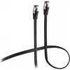 Flexline cable de conexión CAT 8.1 U/FTP PIMF, plano muy flexible negro 1,5m